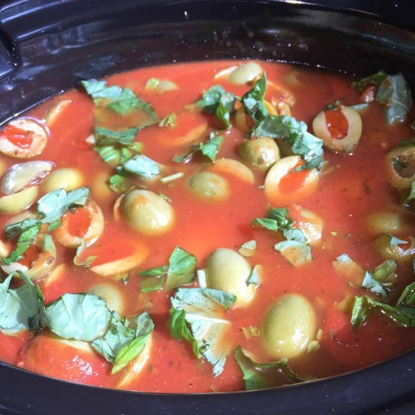 Jill’s Crock Pot Chicken Cacciatore